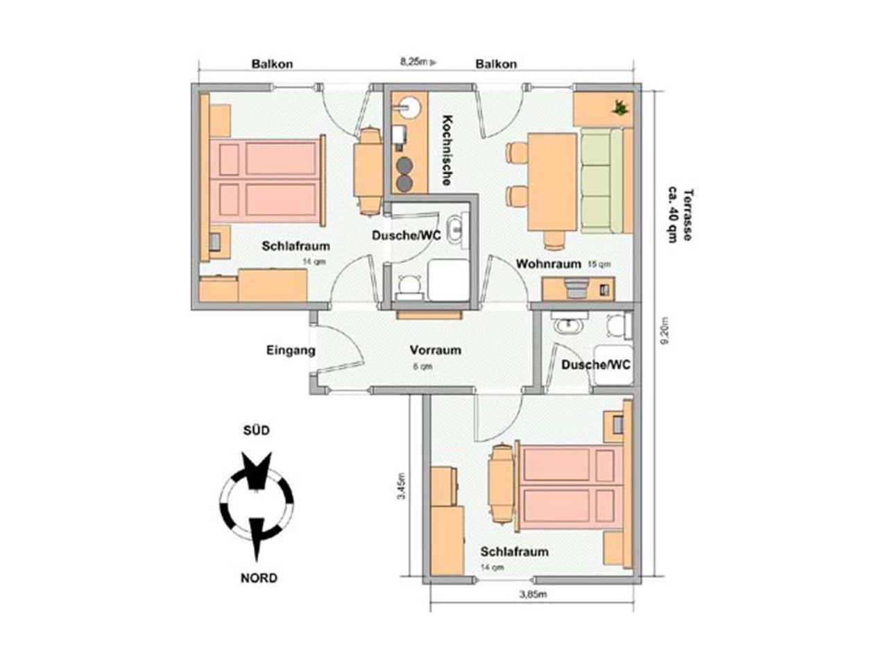 Haus Enzian Apartment แลร์มอส ภายนอก รูปภาพ